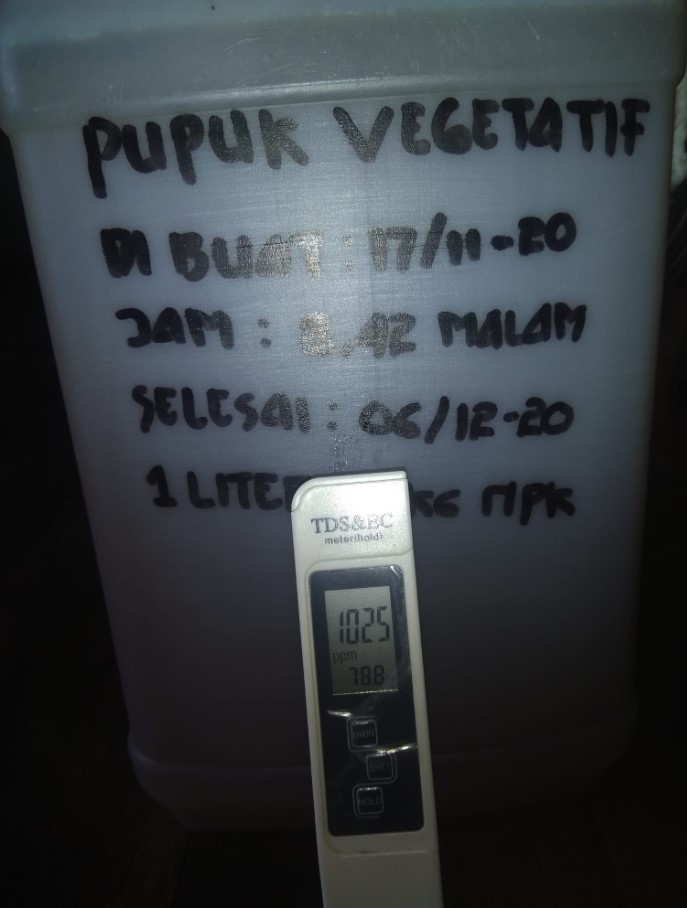 Merubah Kandungan Pupuk Menjadi 1000 Kali Lipat 24 tds vege
