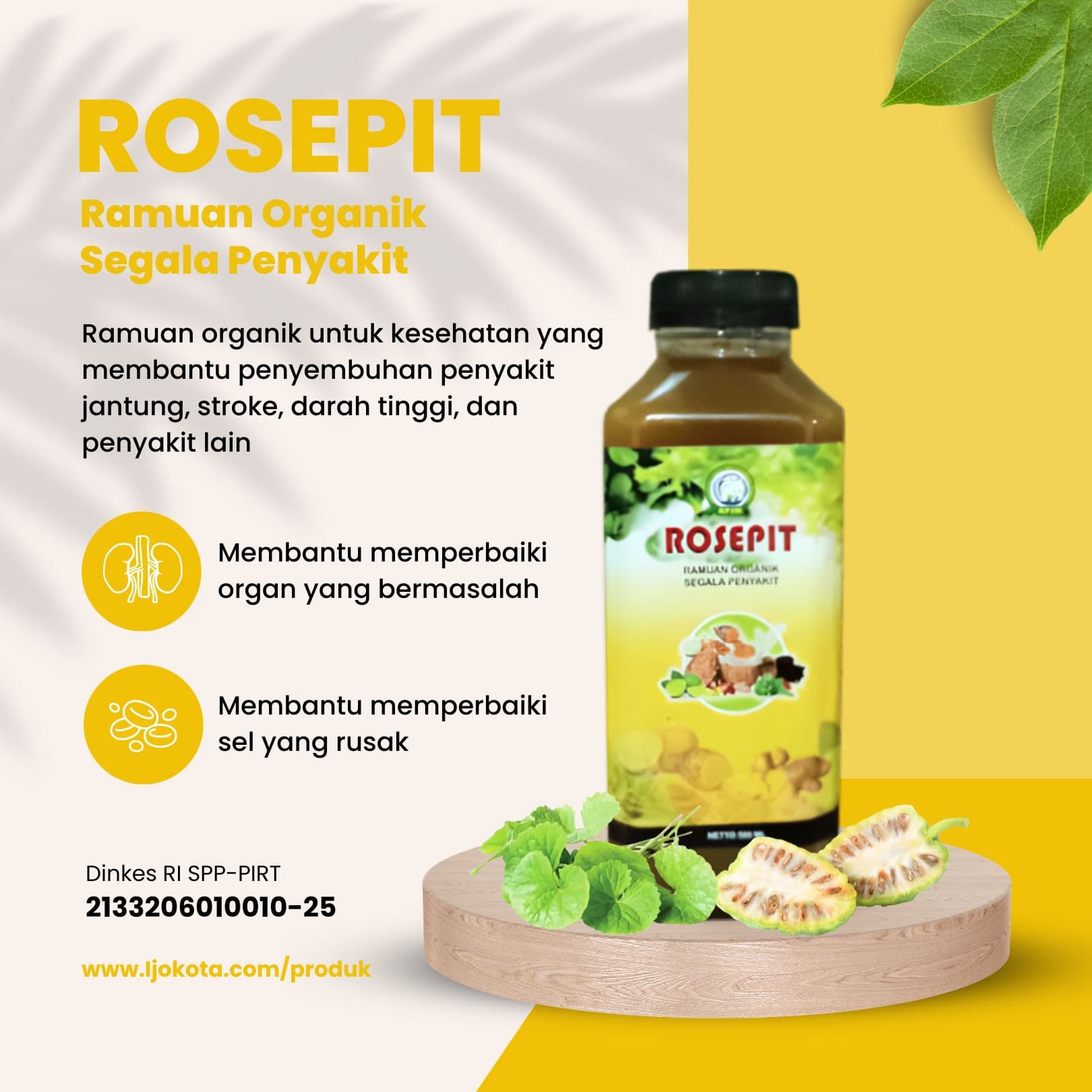 Rosepit (Ramuan Organik Segala Penyakit)