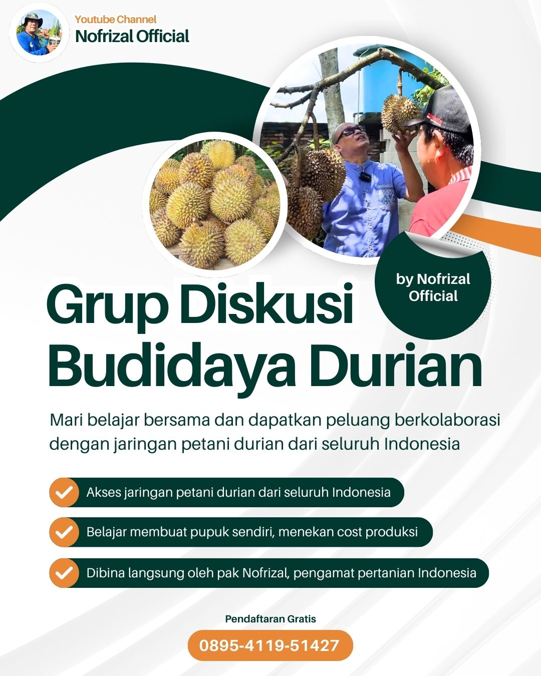 Dark Green and Orange Modern Leadership Training Workshops Instagram Post